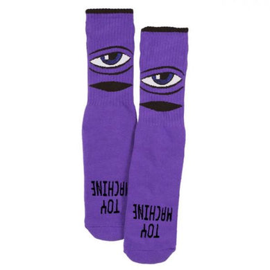 Toy Machine Socks Sect Eye Purple Youth