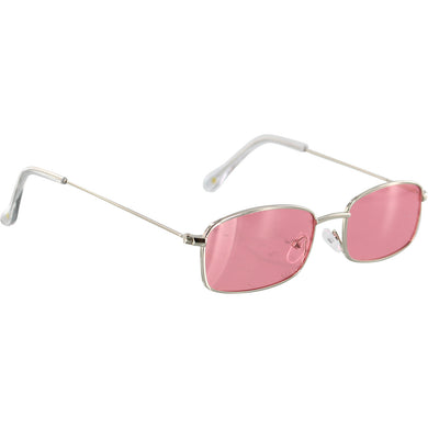 Glassy Rae Silver/Pink Lens