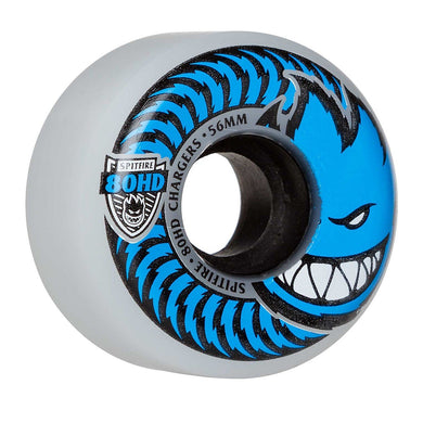 Spitfire Wheels 56mm 80HD Clear/Blue Conical