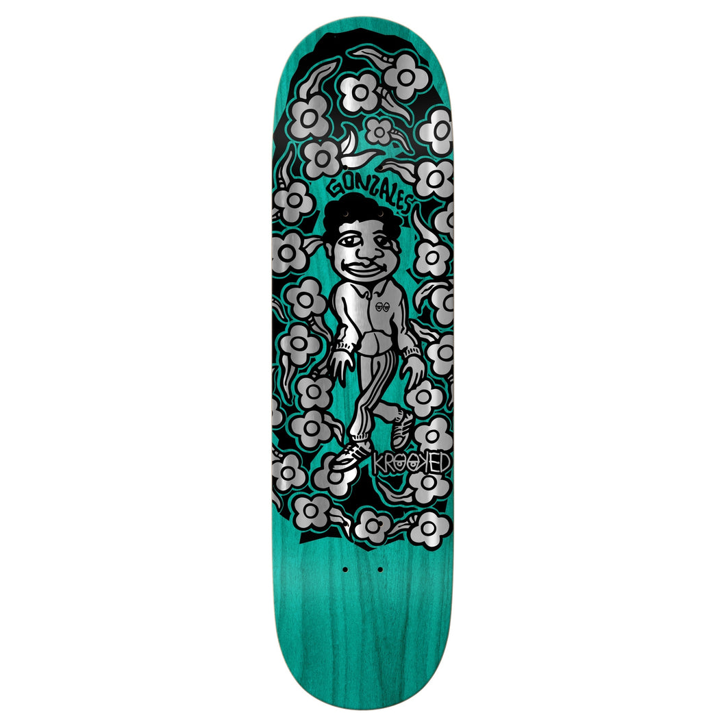 Krooked Deck 8.5 Gonz Sweatpants Foil