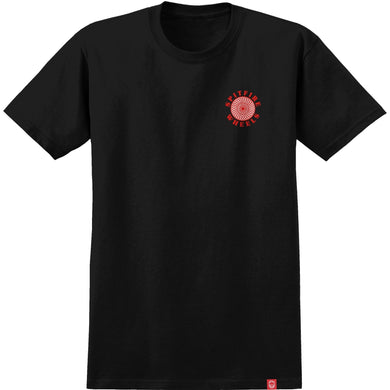 Spitfire Tee OG Classic Fill Black/Red