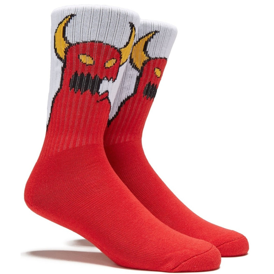Toy Machine Socks Sketchy Monster Red