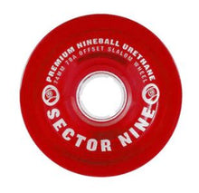 Load image into Gallery viewer, Sector 9 Wheel 74mm 78a Red
