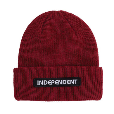 Independent Trucks Beanie B/C Groundwork Long Shoreman Red