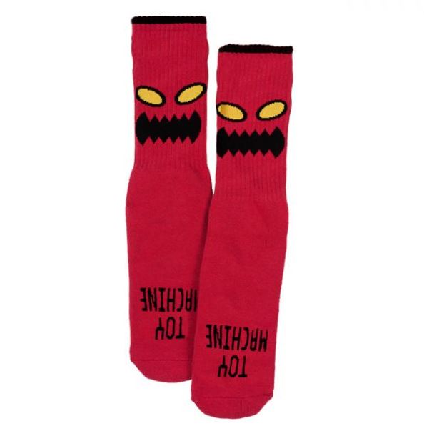 Toy Machine Socks Monster Red Youth