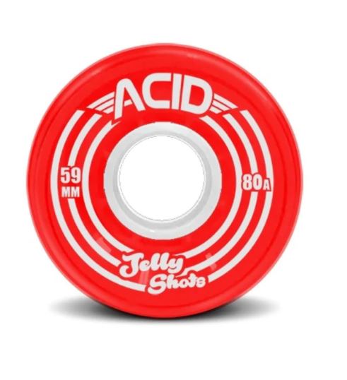 Acid Wheel Jelly Shots 59mm 80a Red