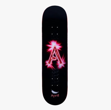 April Deck Logo Black Red 8.5