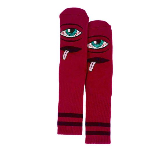 Toy Machine Socks Bloodshot Eye Red
