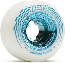 Ricta Wheel 53mm Chrome Core White Teal 99a