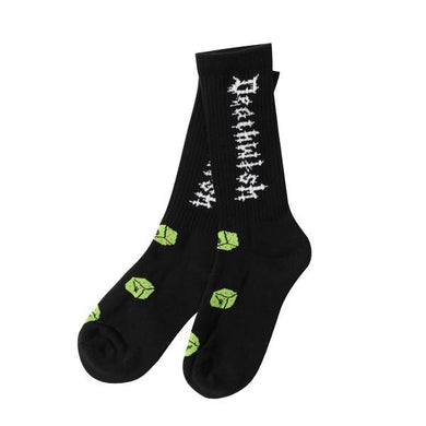 Deathwish Socks Roll The Dice Black