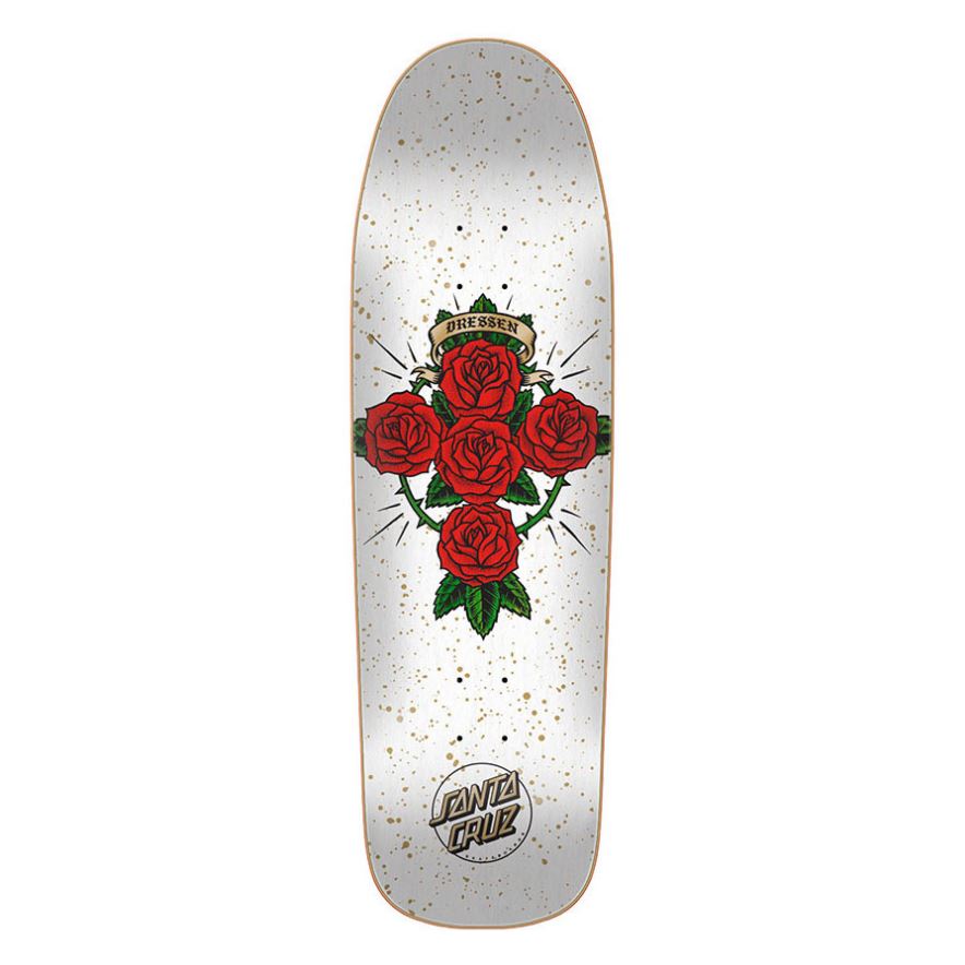 Santa Cruz Deck 9.31 Dressen Rose Cross