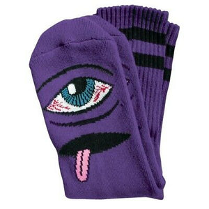 Toy Machine Socks Bloodshot Eye Purple