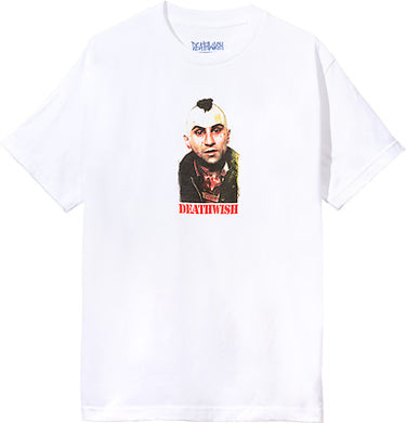 Deathwish T-Shirt Taxi Driver Deniro Talkin To Me White