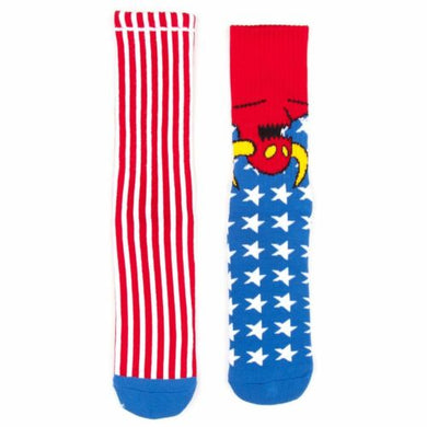 Toy Machine Socks American Monster Red
