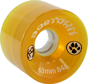Dogtown Wheel 63mm 84a -Lime Clear