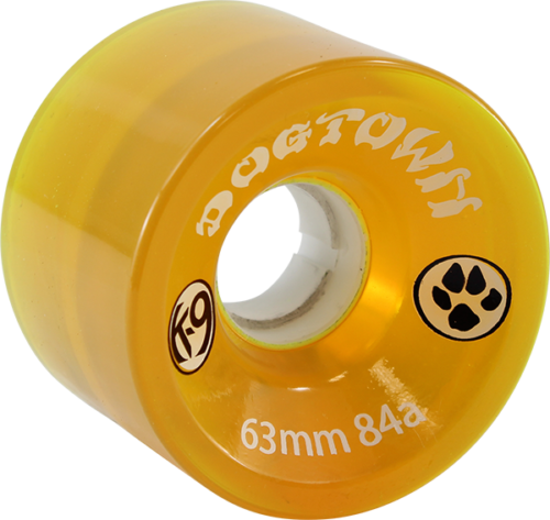 Dogtown Wheel 63mm 84a -Lime Clear