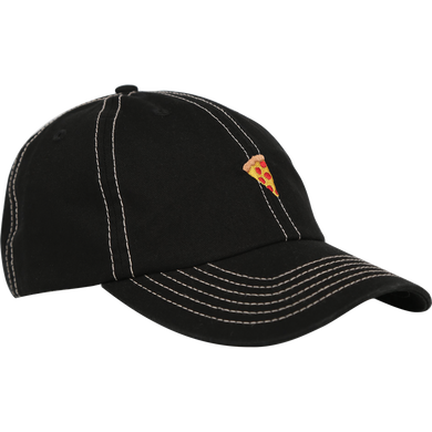 Pizza Hat Emoji Black Stone