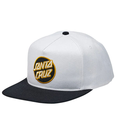 Santa Cruz Hat Other Dot Off White/Black Snapback