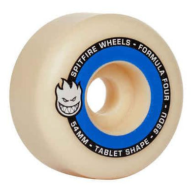 Spitfire Wheels 54mm Formula4 Tablet Natural/Blue 99a