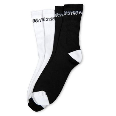 Thrasher Socks Skate and Destroy 2 Pack