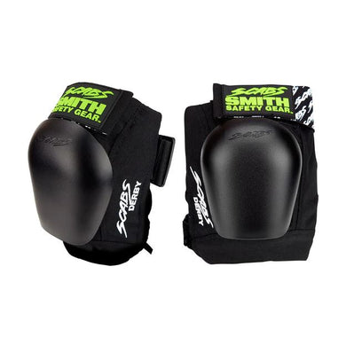 Smith Scabs Safety Gear Knee Pads Black/Green/White Adult Large