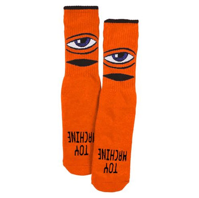 Toy Machine Socks Sect Eye Orange Youth