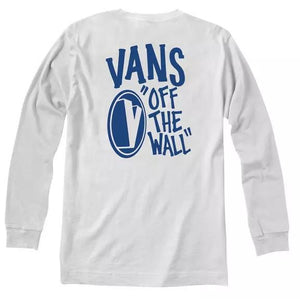 Vans Long Sleeve Shirt Shadow V White