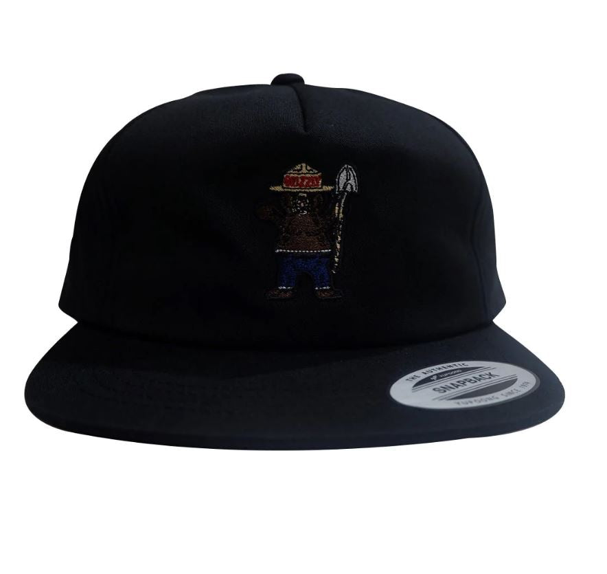 Grizzly Hat Smokey Black Snapback