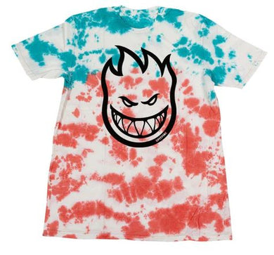 Spitfire Tee Bighead Tie Dye Red/White/Blue