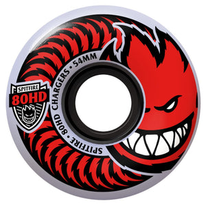 Spitfire Wheels 54mm 80HD Clear/Red