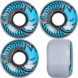 Spitfire Wheels 54mm 80HD Clear/Blue Conical