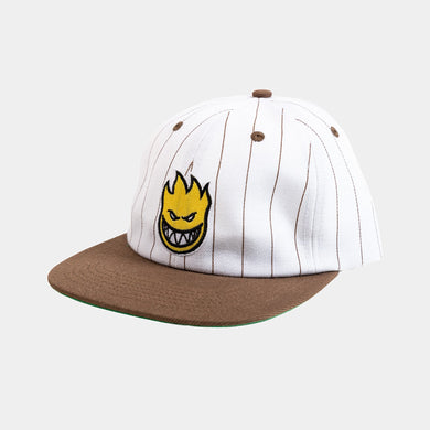 Spitfire Hat Lil Bighead Fill Pinstripe White/Brown