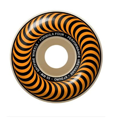 Spitfire Wheels 53mm Natural Orange 97a FF