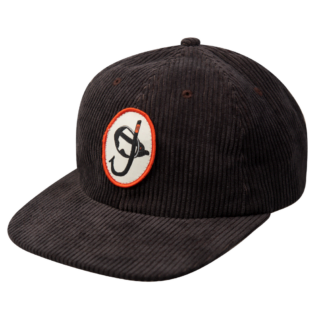 Gnarhunters Hat Snorkel Brown Corduroy Snapback