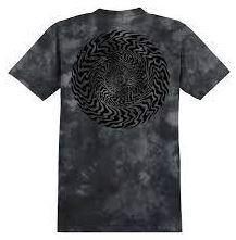 Spitfire Tee Swirled Classic Black/Charcoal