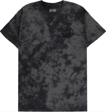 Spitfire Tee Swirled Classic Black/Charcoal