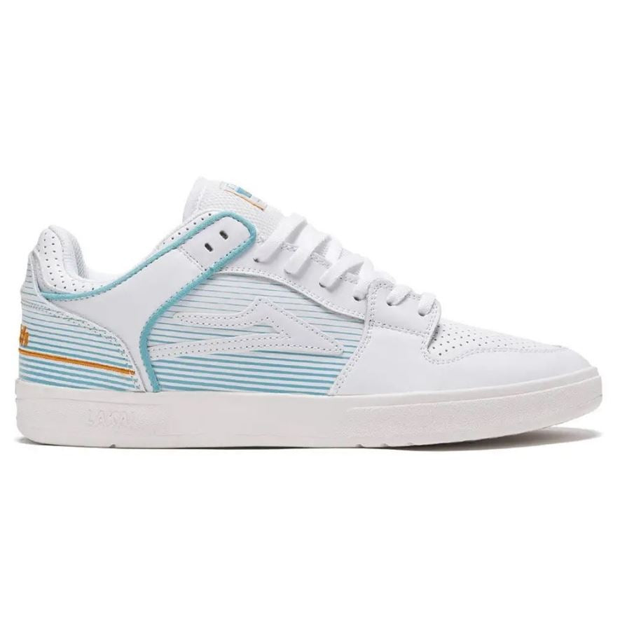 Lakai Telford Low White Leather