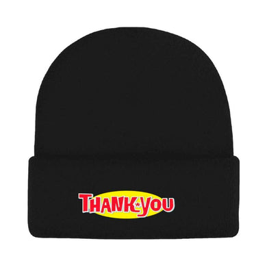 Thank You Beanie Pops Black