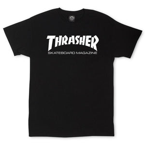 Thrasher Tee Mag Black