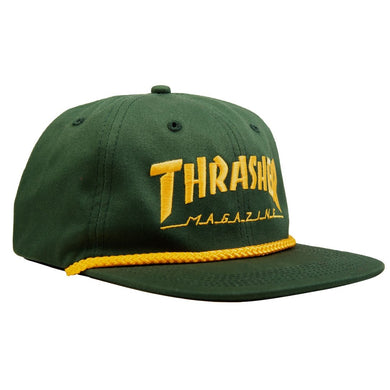 Thrasher Hat Rope Snapback Green/Yellow