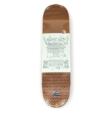 Deluxe Support Your Local Skateshop Skateboard Deck 8.06 - Blue