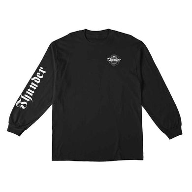 Thunder Long Sleeve Tee Worldwide Script Black