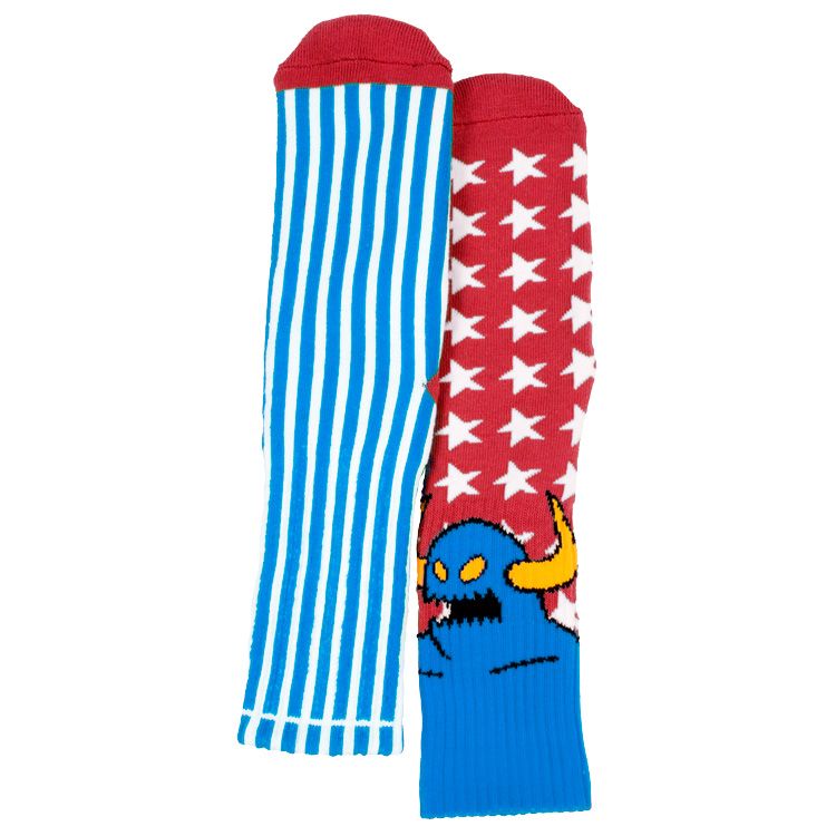 Toy Machine Socks American Monster Blue
