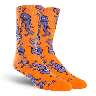 Toy Machine Socks Multi Sect Orange