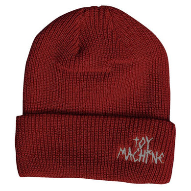 Toy Machine Beanie Tape Logo Maroon
