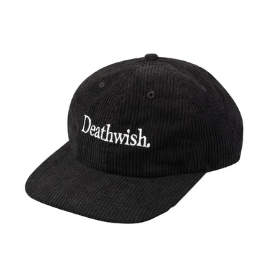 Deathwish Hat Too Much Corduroy Black Snapback