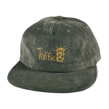Load image into Gallery viewer, Traffic Hat Waste of Paint Corduroy Strapback Moss