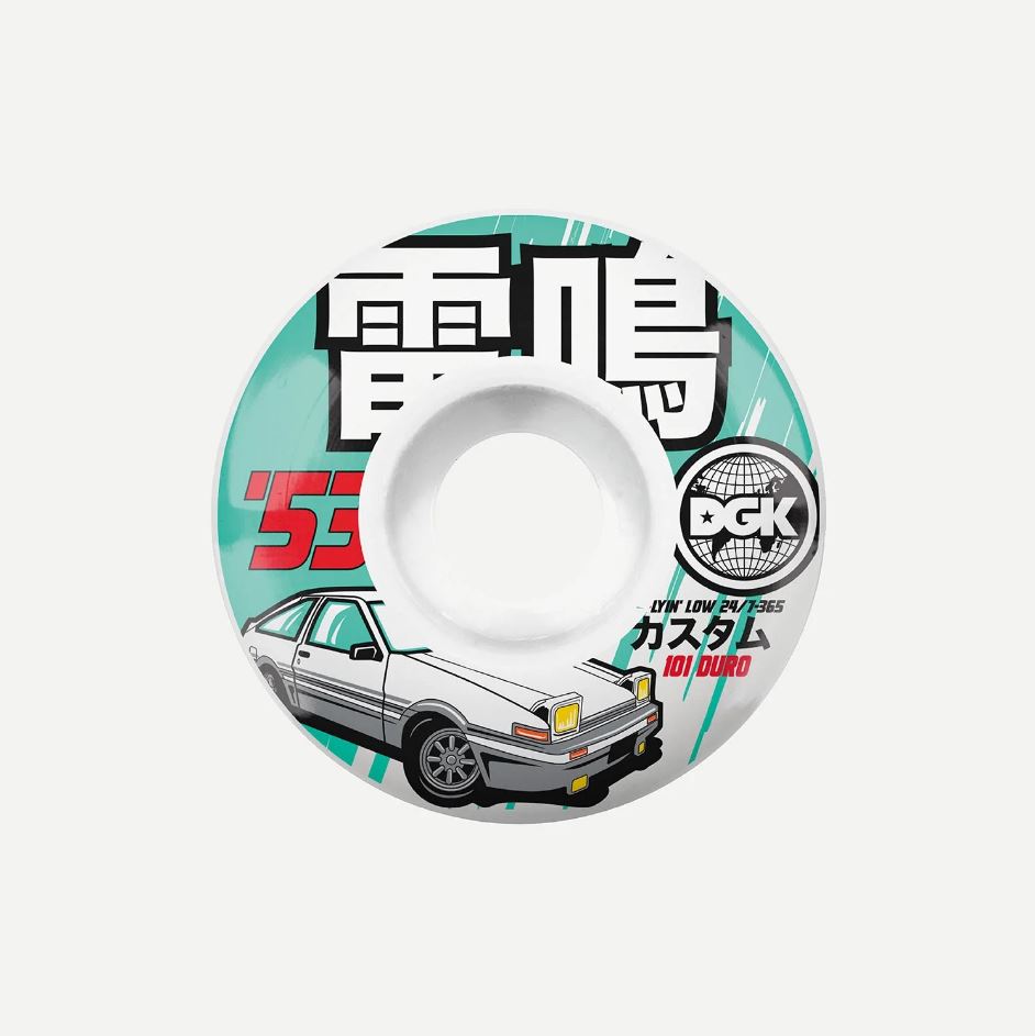 DGK Wheels 53mm Tuner White