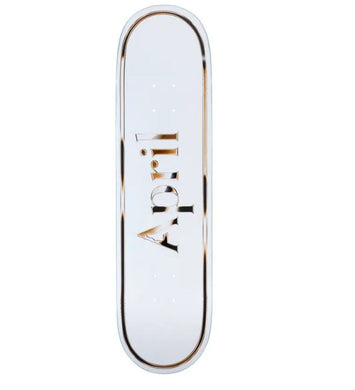 April Deck Logo Gold White 8.5
