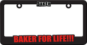 Baker Baker For Life License Plate
